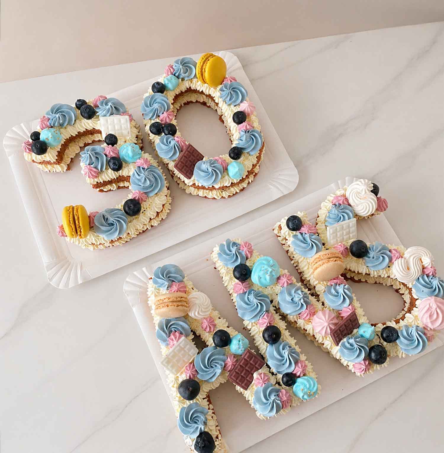Number Cake & Letter Cake